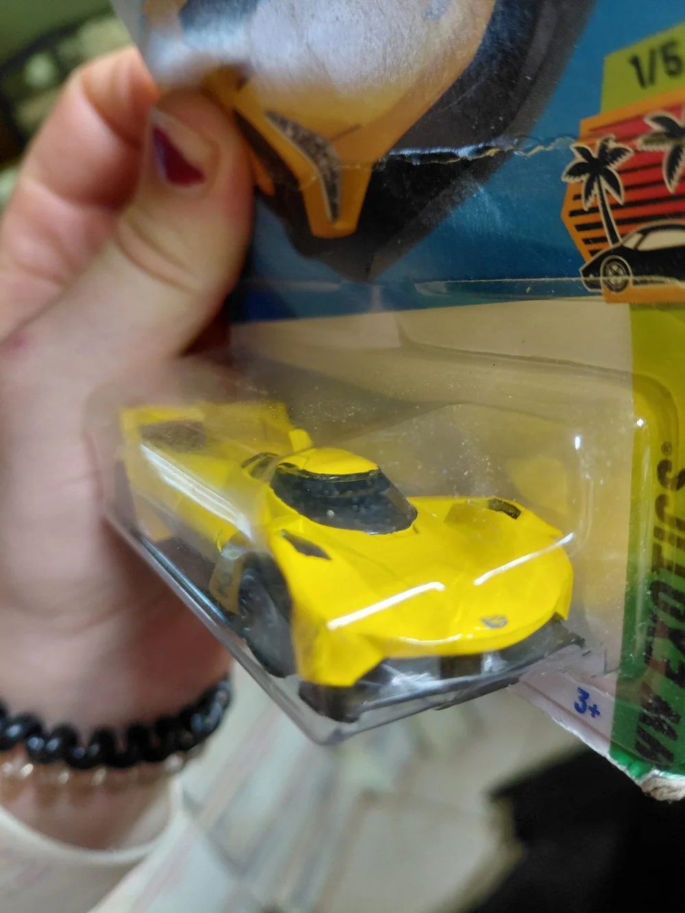 Hot Wheels vibrant yellow